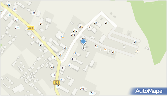 Tarnów Jezierny, Tarnów Jezierny, 4, mapa Tarnów Jezierny