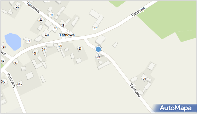 Tarnowa, Tarnowa, 24, mapa Tarnowa