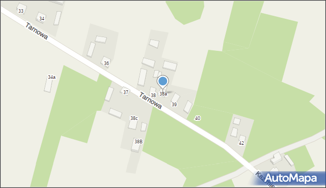 Tarnowa, Tarnowa, 38a, mapa Tarnowa