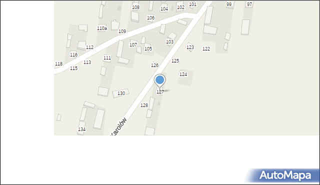 Tarnówek, Tarnówek, 127, mapa Tarnówek