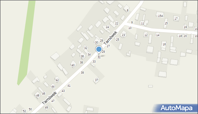 Tarnówek, Tarnówek, 31, mapa Tarnówek
