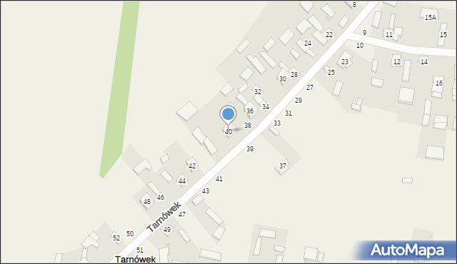 Tarnówek, Tarnówek, 40, mapa Tarnówek