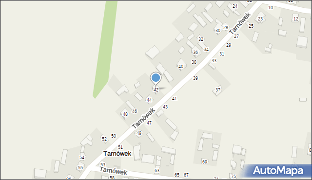 Tarnówek, Tarnówek, 42, mapa Tarnówek