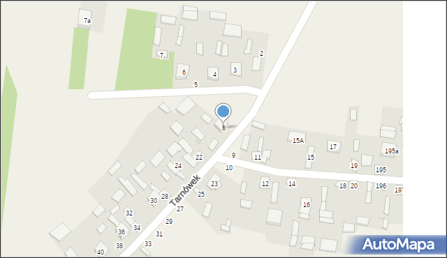 Tarnówek, Tarnówek, 8, mapa Tarnówek