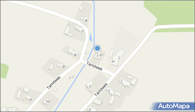 Tarnówek, Tarnówek, 1, mapa Tarnówek