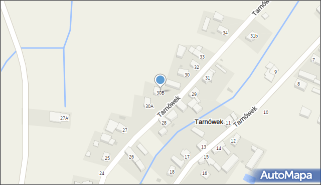 Tarnówek, Tarnówek, 30B, mapa Tarnówek