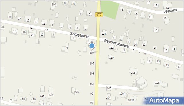 Tarnowiec, Tarnowska, 107, mapa Tarnowiec