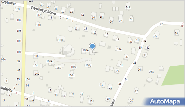 Tarnowiec, Tarnowska, 108B, mapa Tarnowiec