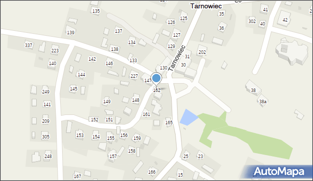 Tarnowiec, Tarnowiec, 162, mapa Tarnowiec