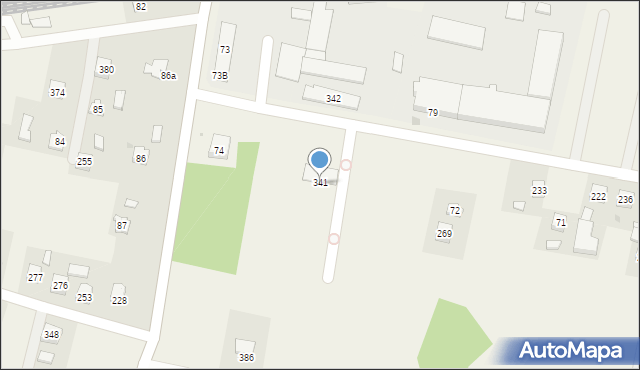 Tarnowiec, Tarnowiec, 341A, mapa Tarnowiec