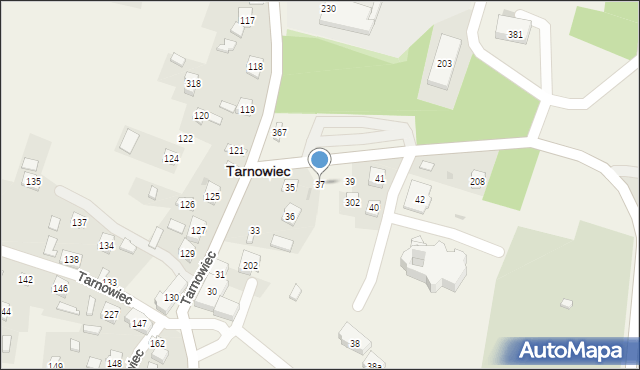 Tarnowiec, Tarnowiec, 37, mapa Tarnowiec