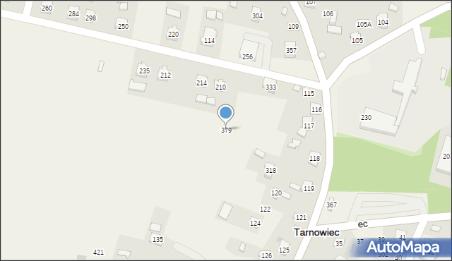 Tarnowiec, Tarnowiec, 379, mapa Tarnowiec