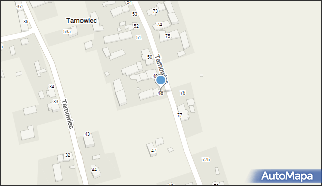 Tarnowiec, Tarnowiec, 48, mapa Tarnowiec