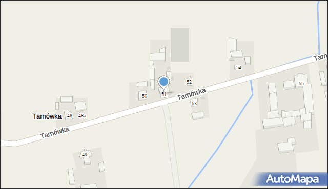 Tarnówka, Tarnówka, 51, mapa Tarnówka