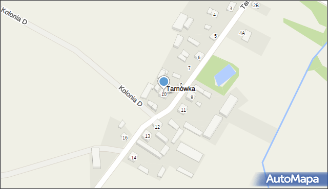 Tarnówka, Tarnówka, 10, mapa Tarnówka