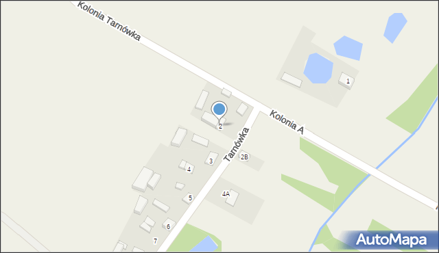 Tarnówka, Tarnówka, 2, mapa Tarnówka
