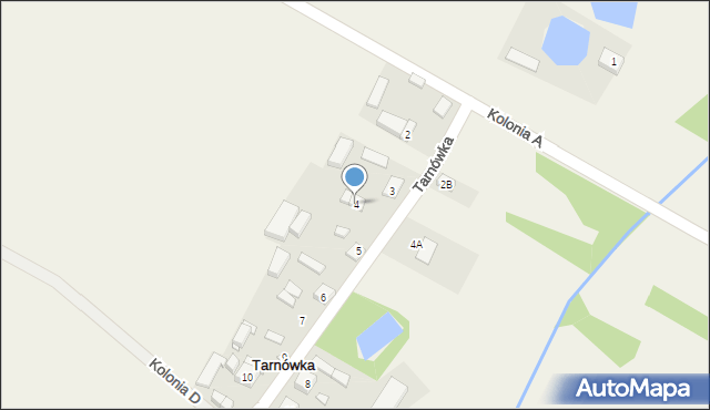 Tarnówka, Tarnówka, 4, mapa Tarnówka