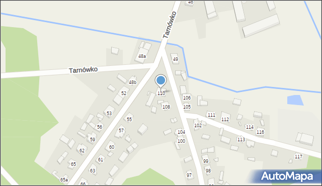 Tarnówko, Tarnówko, 110, mapa Tarnówko