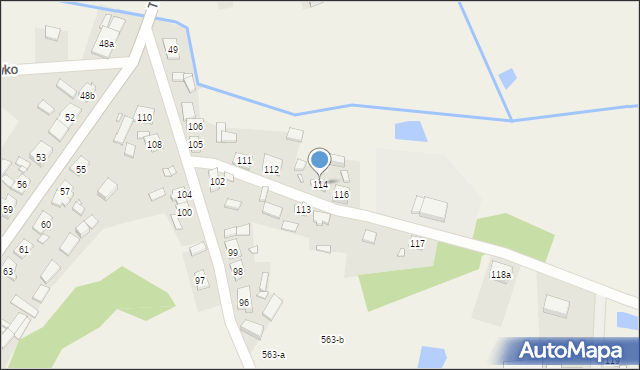 Tarnówko, Tarnówko, 114, mapa Tarnówko