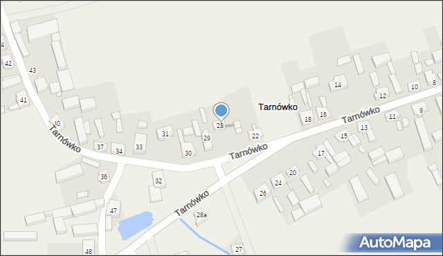 Tarnówko, Tarnówko, 28, mapa Tarnówko