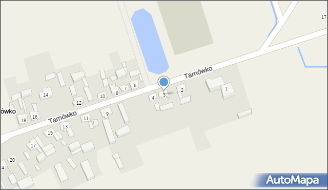 Tarnówko, Tarnówko, 3, mapa Tarnówko
