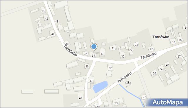 Tarnówko, Tarnówko, 35, mapa Tarnówko