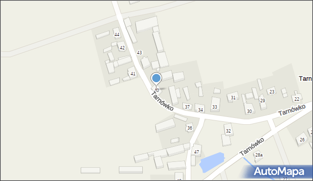 Tarnówko, Tarnówko, 40, mapa Tarnówko