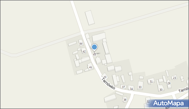 Tarnówko, Tarnówko, 43, mapa Tarnówko