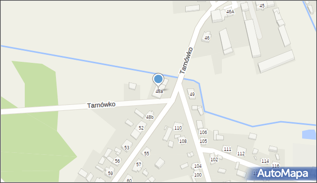 Tarnówko, Tarnówko, 48a, mapa Tarnówko
