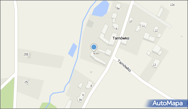 Tarnówko, Tarnówko, 7, mapa Tarnówko