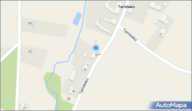 Tarnówko, Tarnówko, 8, mapa Tarnówko