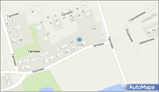Tarnowo, Tarnowo, 10a, mapa Tarnowo
