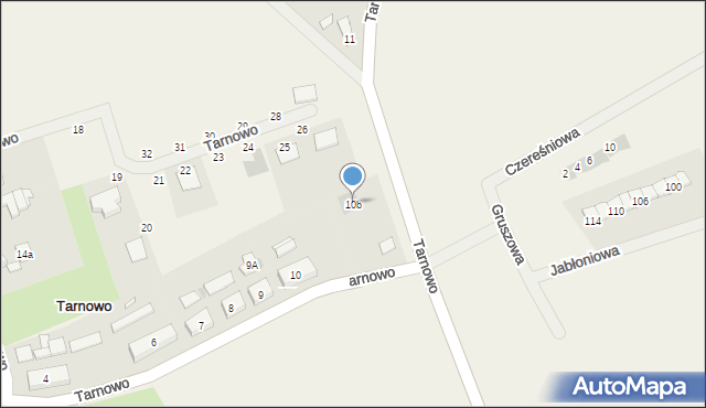 Tarnowo, Tarnowo, 10b, mapa Tarnowo