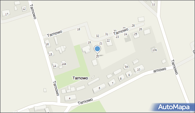 Tarnowo, Tarnowo, 20, mapa Tarnowo