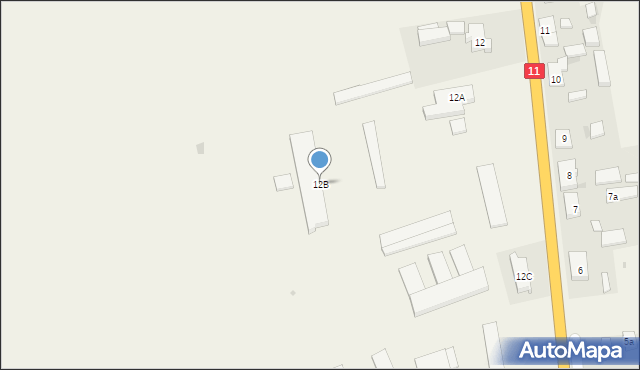 Tarnowo, Tarnowo, 12B, mapa Tarnowo