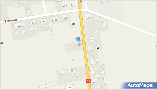 Tarnowo, Tarnowo, 18, mapa Tarnowo