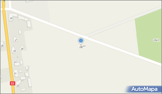 Tarnowo, Tarnowo, 19c, mapa Tarnowo