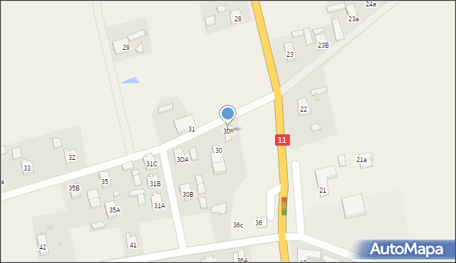 Tarnowo, Tarnowo, 30h, mapa Tarnowo