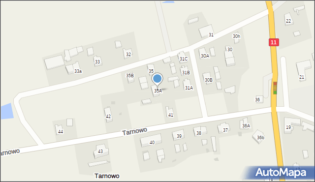 Tarnowo, Tarnowo, 35A, mapa Tarnowo
