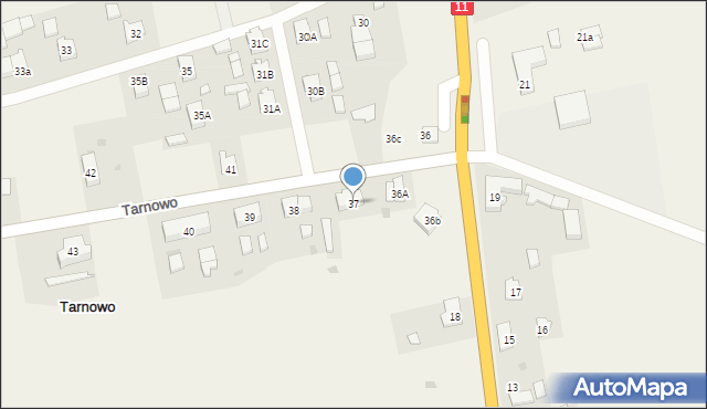 Tarnowo, Tarnowo, 37, mapa Tarnowo