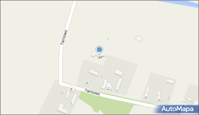 Tarnowo, Tarnowo, 14A, mapa Tarnowo