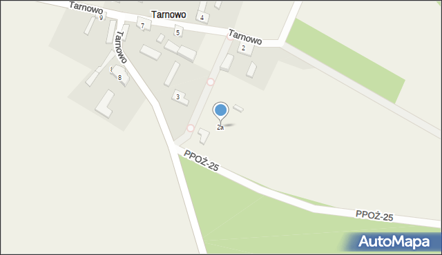 Tarnowo, Tarnowo, 2a, mapa Tarnowo