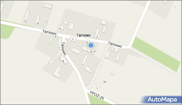 Tarnowo, Tarnowo, 3, mapa Tarnowo