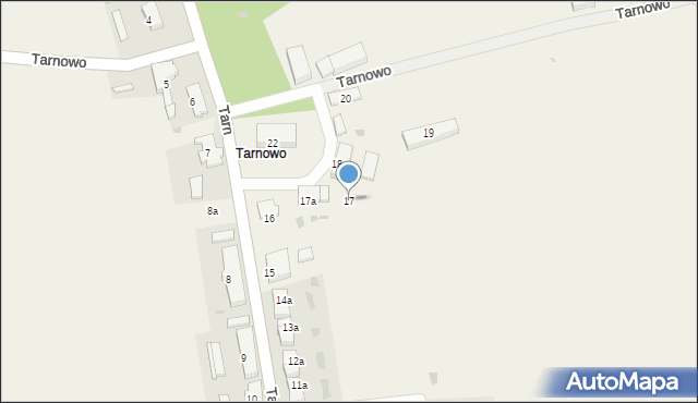 Tarnowo, Tarnowo, 17, mapa Tarnowo
