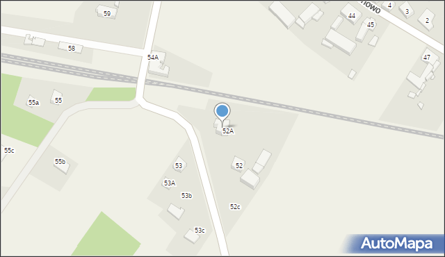 Tarnowo, Tarnowo, 52B, mapa Tarnowo