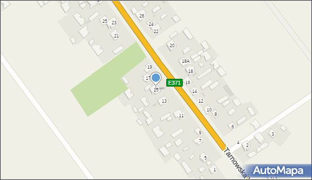Tarnowska Wola, Tarnowska Wola, 15, mapa Tarnowska Wola