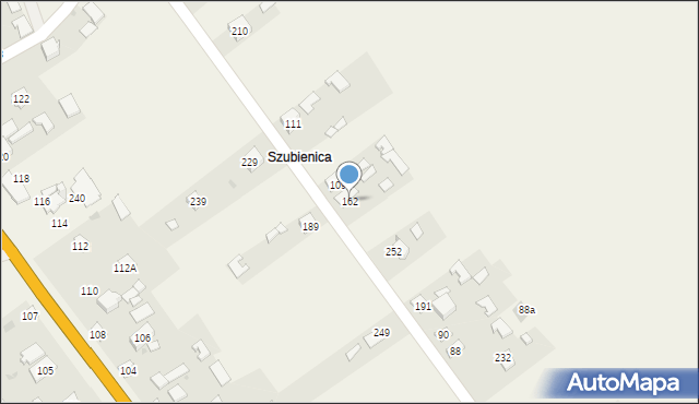 Tarnowska Wola, Tarnowska Wola, 162, mapa Tarnowska Wola