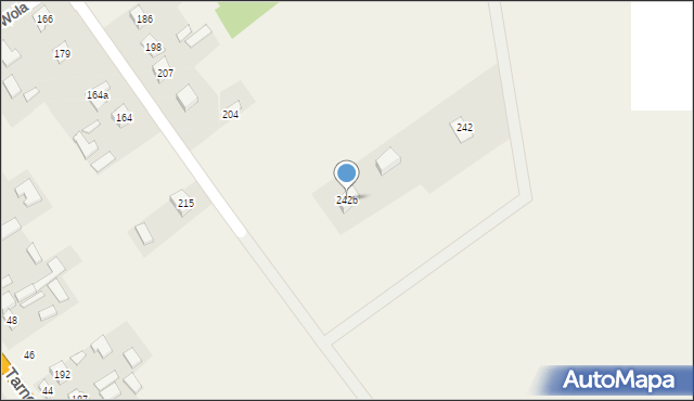 Tarnowska Wola, Tarnowska Wola, 242b, mapa Tarnowska Wola