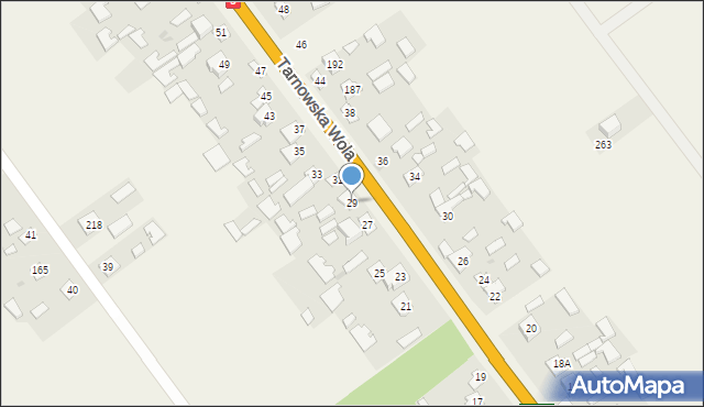 Tarnowska Wola, Tarnowska Wola, 29, mapa Tarnowska Wola