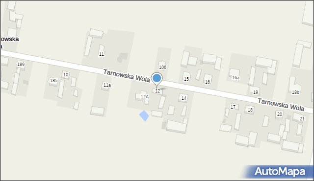 Tarnowska Wola, Tarnowska Wola, 12, mapa Tarnowska Wola